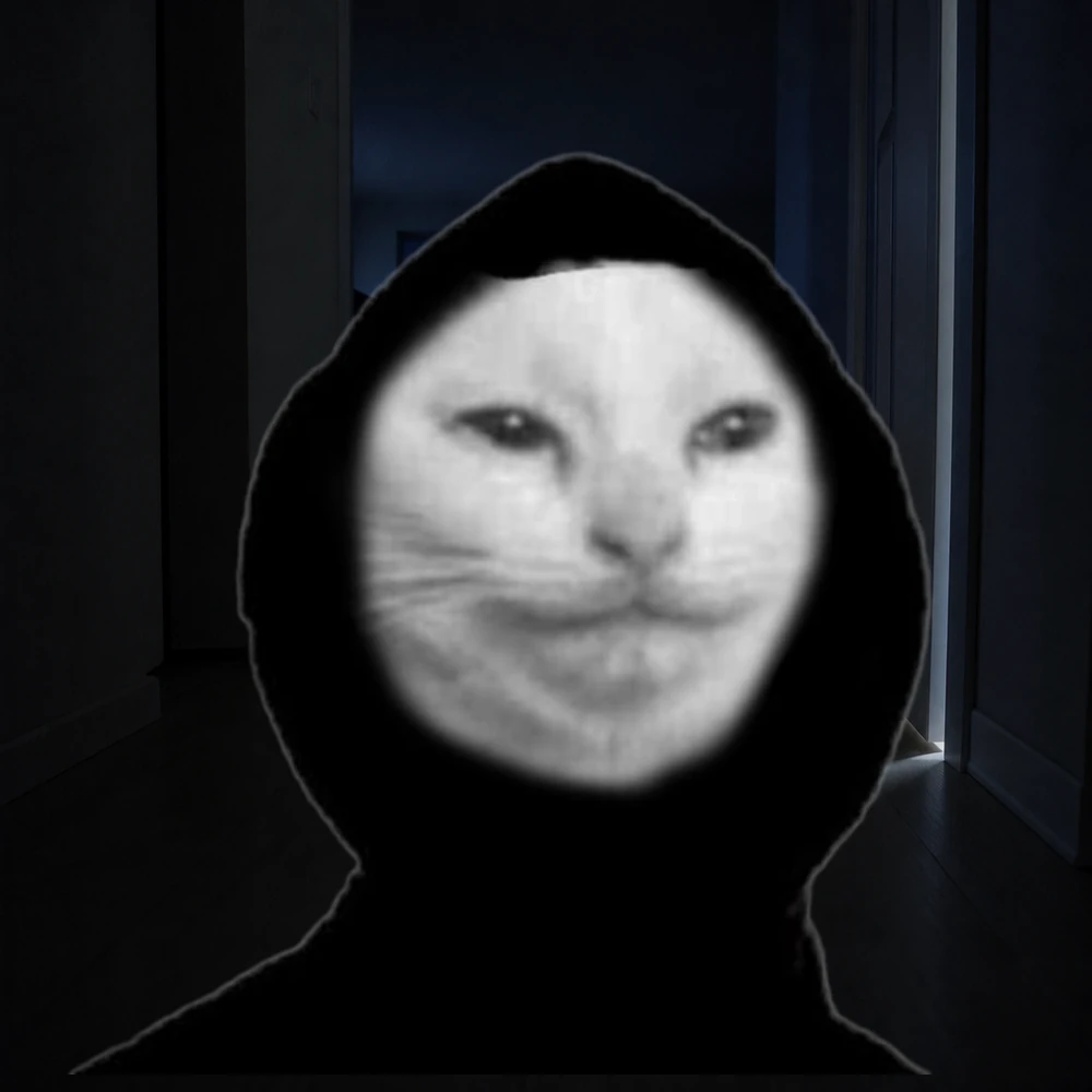 Original portrait of Cat Intruder